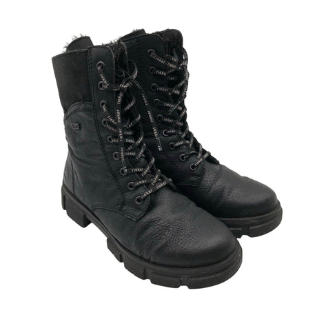 Unisex Rieker - Army boots, size 38 - Black (2)