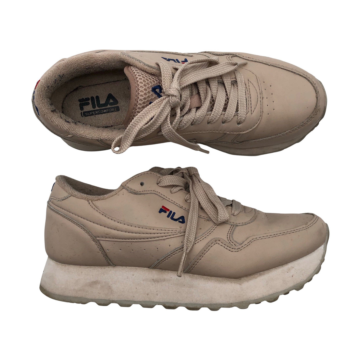 Unisex Fila - Casual sneakers, size 38 - Beige (1)