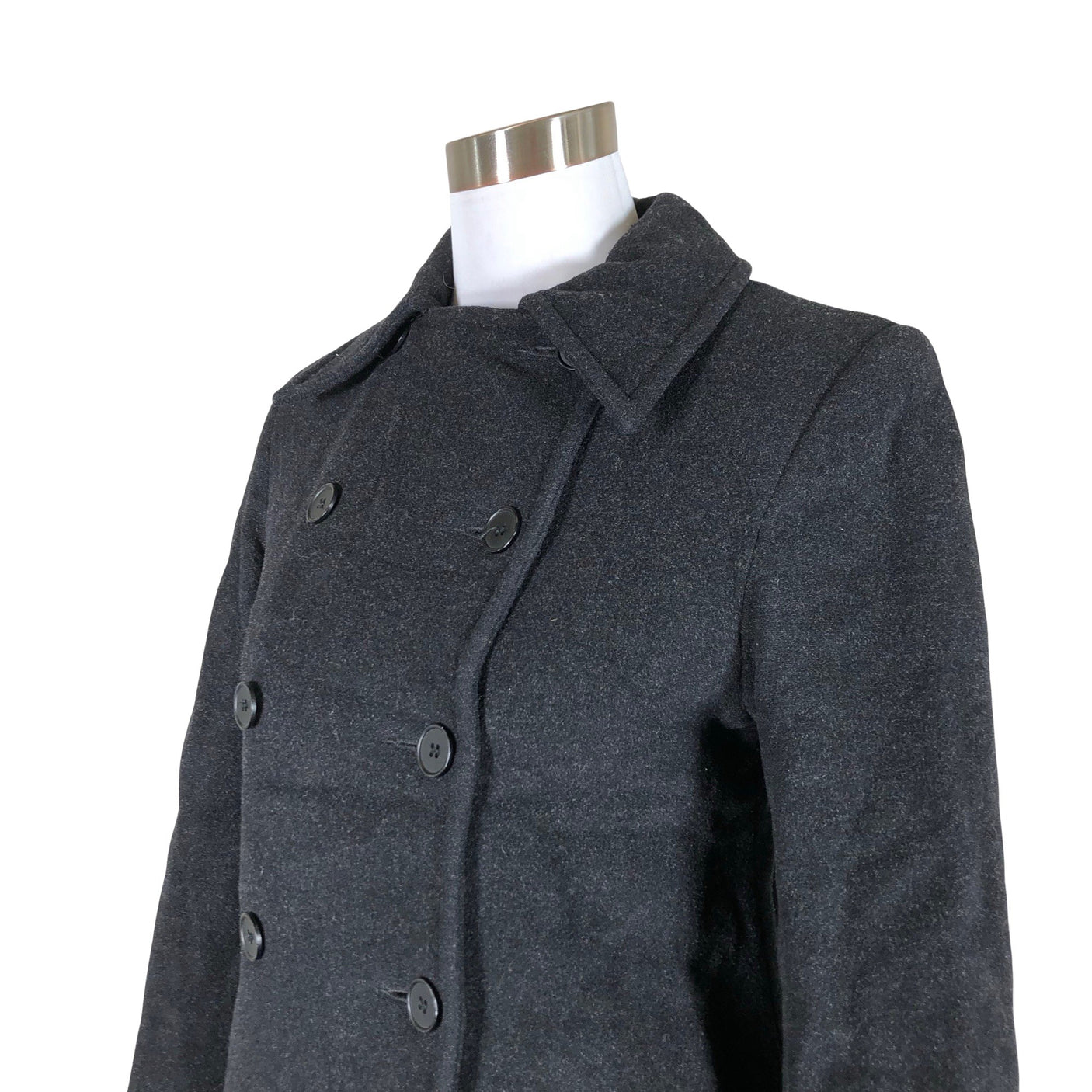 Unisex MasCara - Wool coat, size 34 - Gray (3)