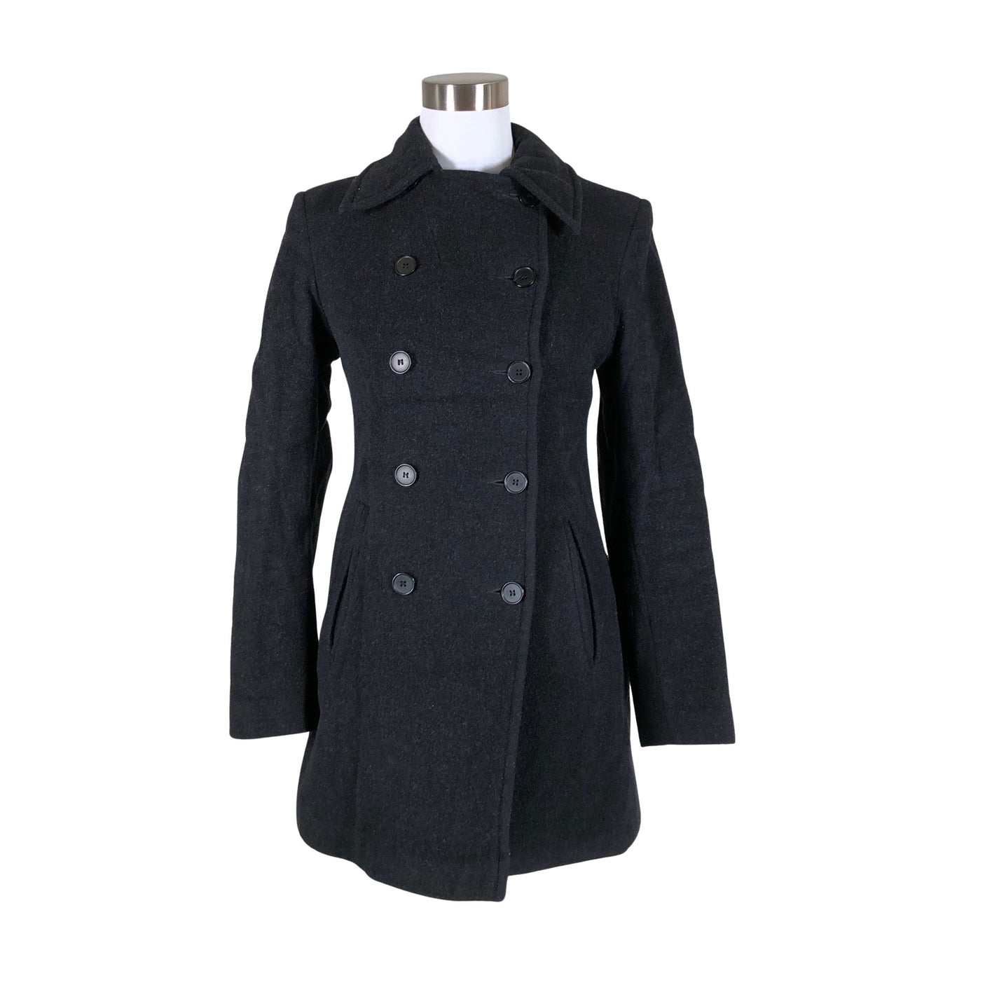 Unisex MasCara - Wool coat, size 34 - Gray (1)