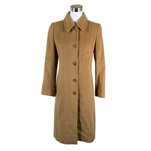 Unisex Linea - Wool coat, size 34 - Brown (1)