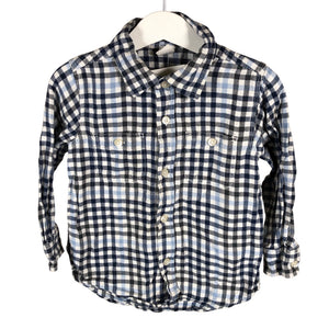 Unisex Gap - Collared shirt, size 92 - 98 - Blue (1)