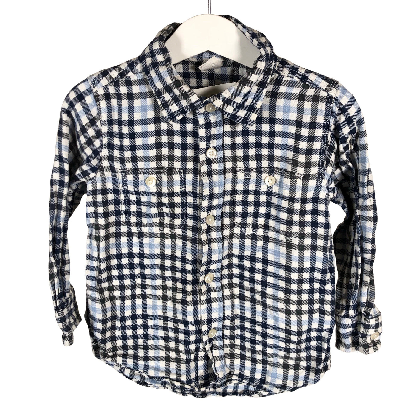 Unisex Gap - Collared shirt, size 92 - 98 - Blue (1)