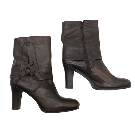 Unisex Navyboot - Ankle boots, size 40 - Brown ()