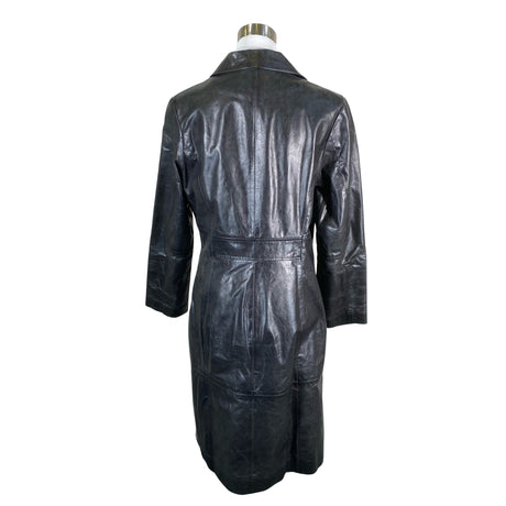 Unisex Lene Sand - Leather jacket, size 38 - Black (2)