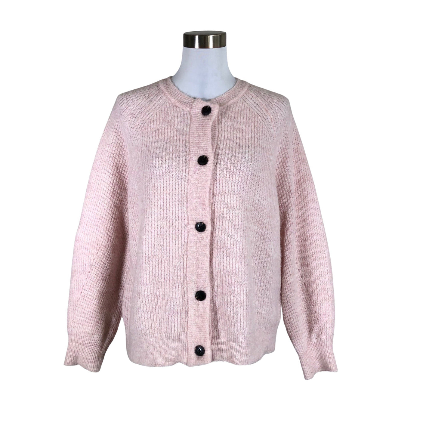 Unisex Selected - Cardigan, size 40 - Light pink (1)