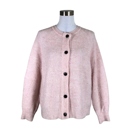 Unisex Selected - Cardigan, size 40 - Light pink ()