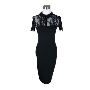 Unisex City Goddess - Sheath dress, size 36 - Black (1)