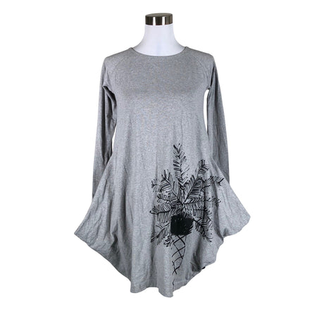 Unisex Papu - Tricot dress, size 34 - Gray ()