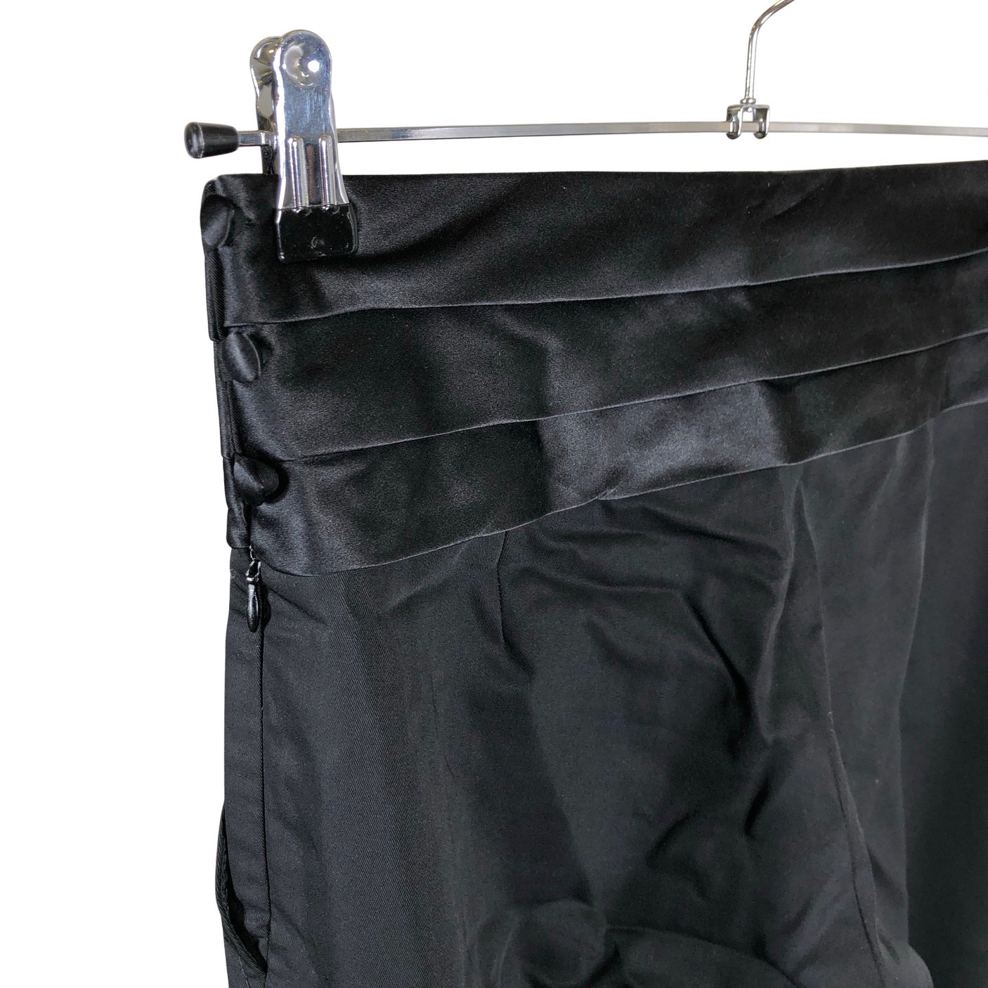 Unisex Pink Tartan - Straight leg trousers, size 38 - Black (3)