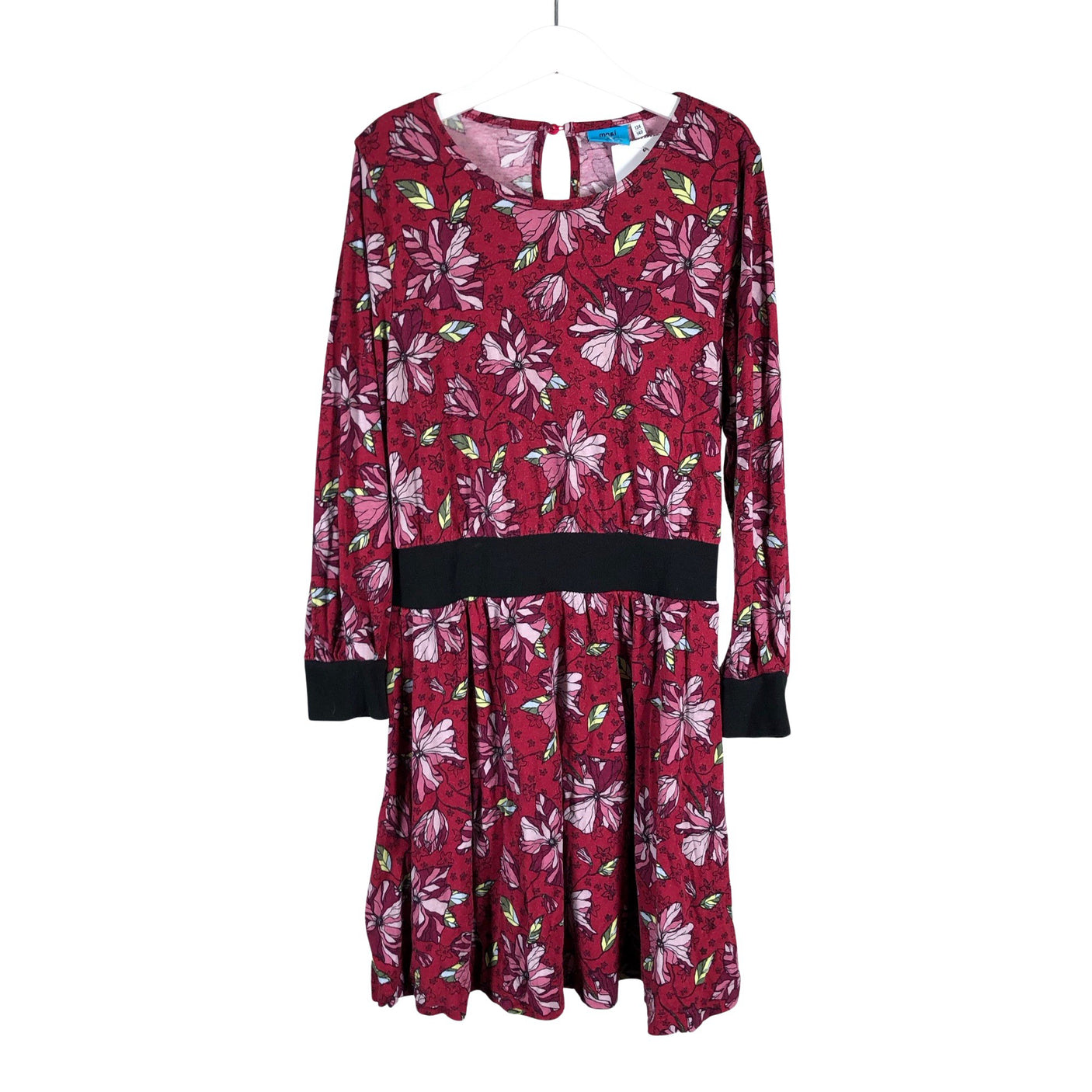 Unisex me&i - Tricot dress, size 134 - 140 - Wine red (1)