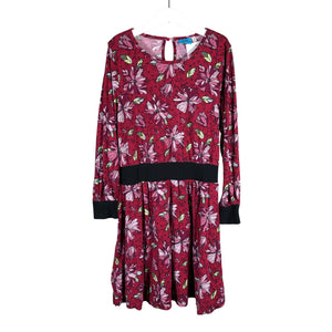 Unisex me&i - Tricot dress, size 134 - 140 - Wine red (1)