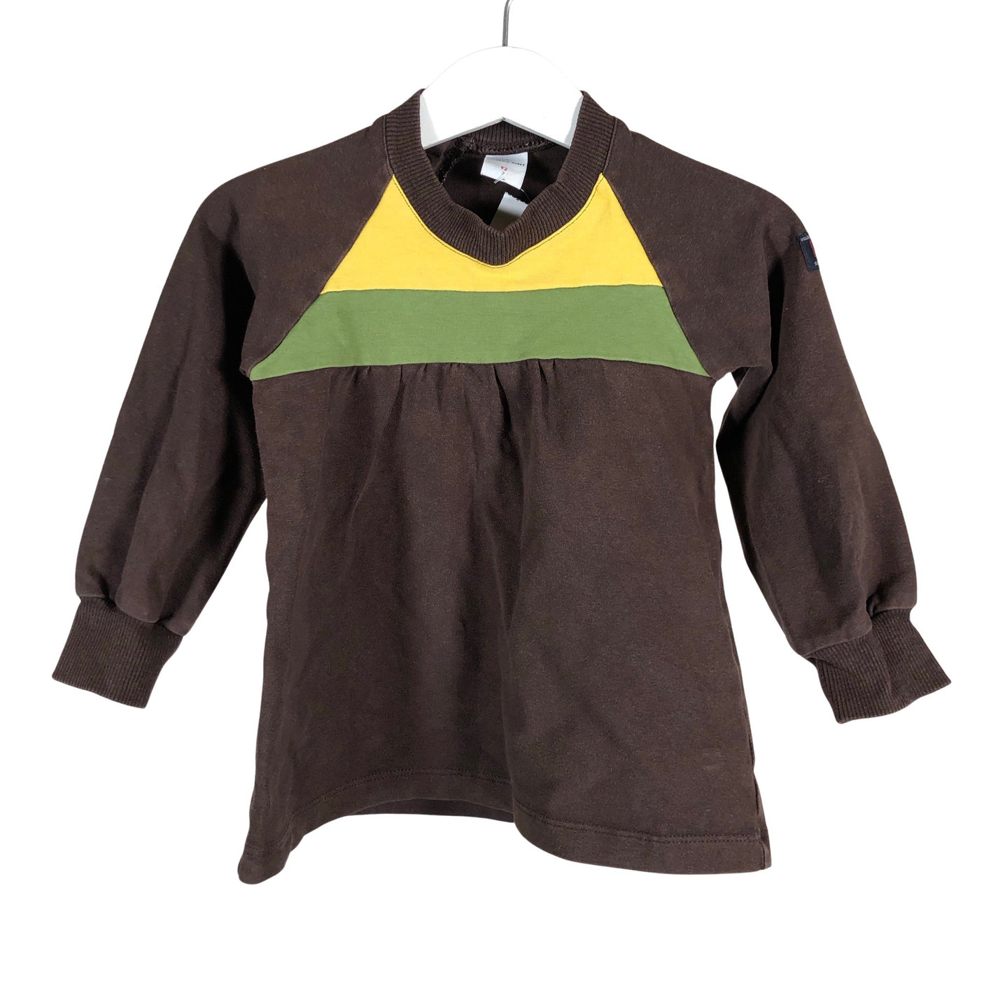 Unisex Polarn O. Pyret - Tricot shirt, size 86 - 92 - Brown (1)