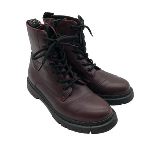 Unisex Tamaris - Army boots, size 38 - Wine red (2)