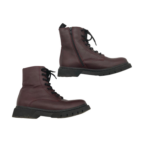 Unisex Tamaris - Army boots, size 38 - Wine red ()