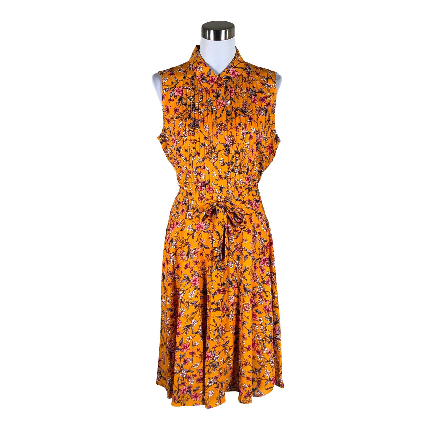 Unisex nanette lepore - Schiffon dress, size 40 - Orange (1)