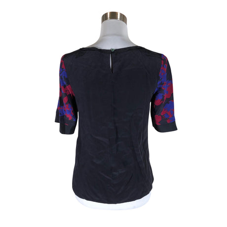Unisex L.K.Bennett - Short-sleeved blouse, size 36 - Black (2)