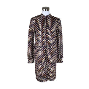 Unisex Six Ámes - Schiffon dress, size 34 - Brown (1)