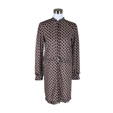 Unisex Six Ámes - Schiffon dress, size 34 - Brown ()