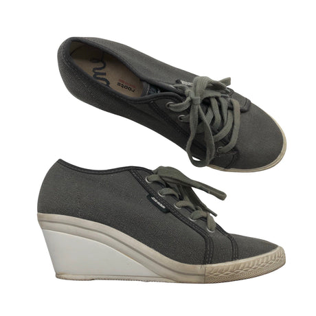 Unisex Roots - Wedge heel shoes, size 38 - Gray ()