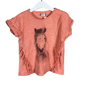Unisex Lindex - T-shirt, size 98 - 104 - Light pink (1)