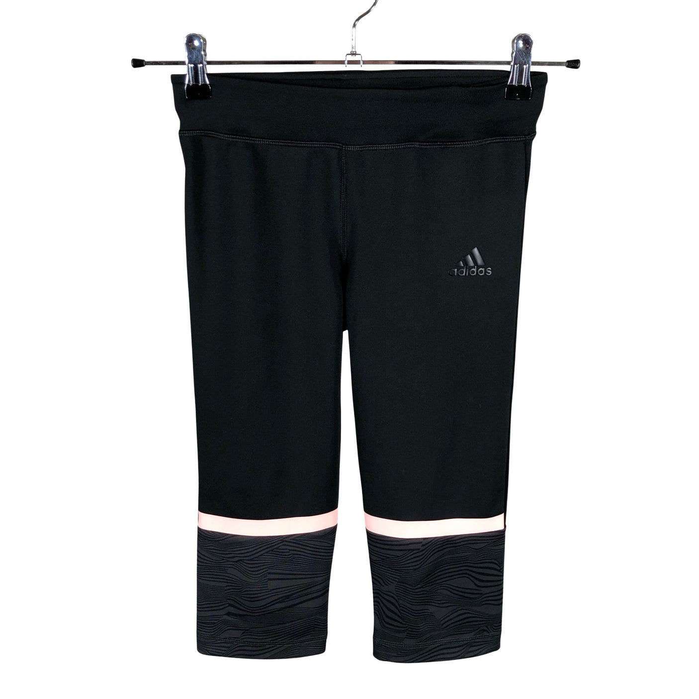Unisex Adidas - Sports capri pants, size 158 - 164 - Black (1)