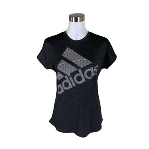 Unisex Adidas - Sports shirt, short sleeve, size 38 - Gray (1)