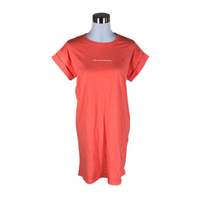 Unisex MSCH Copenhagen - Tricot dress, size 38 - Orange (1)