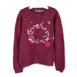 Unisex Desigual - Sweater, size 122 - 128 - Wine red (1)