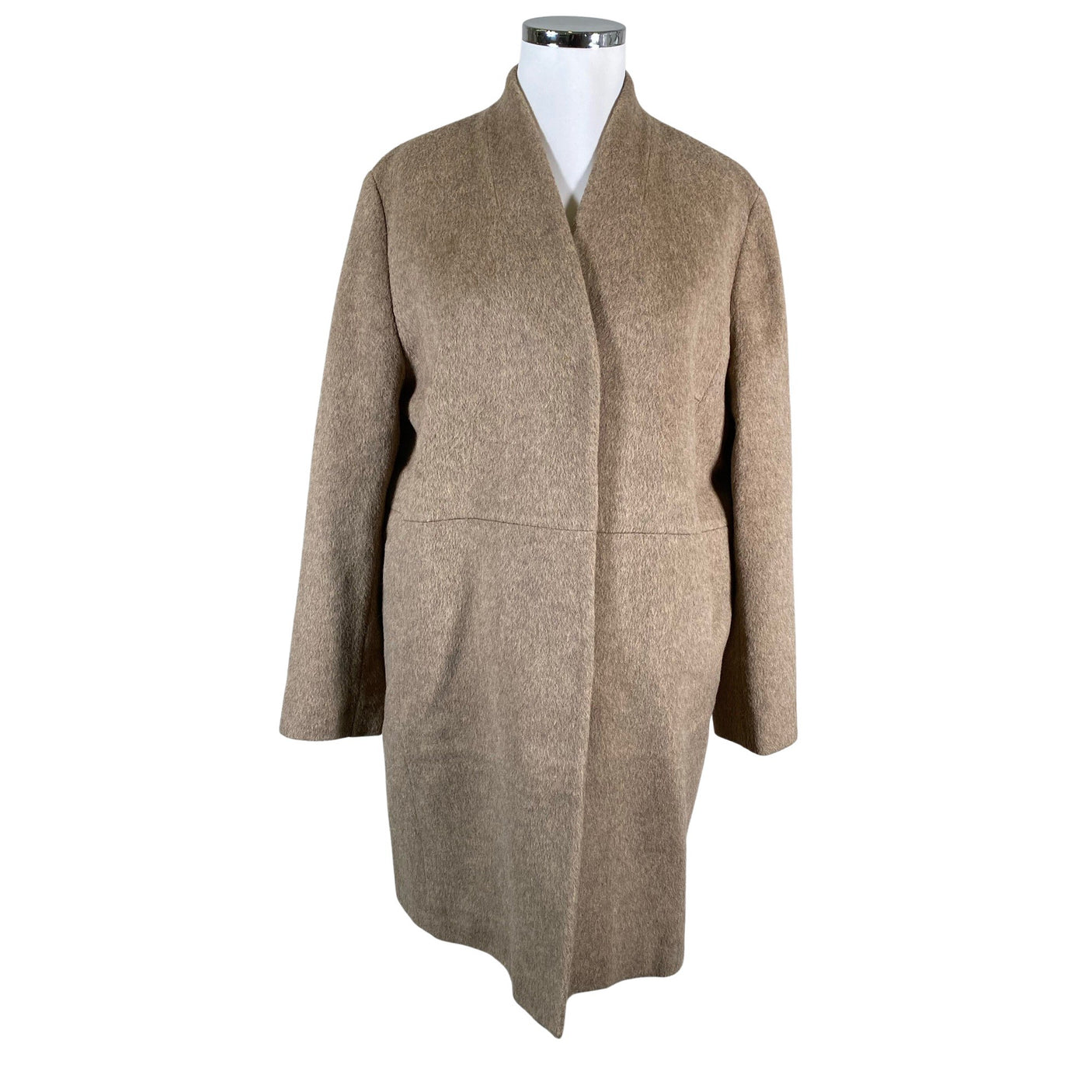 Unisex Dixi Coat - Wool coat, size 46 - Brown (1)