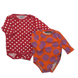 Unisex Marimekko - Body, size 56 - 62 - Orange (1)