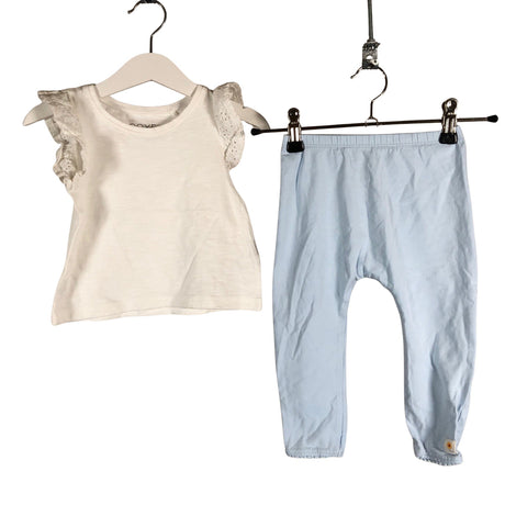 Unisex Next - Tricot tank top, size 80 - 86 - White ()