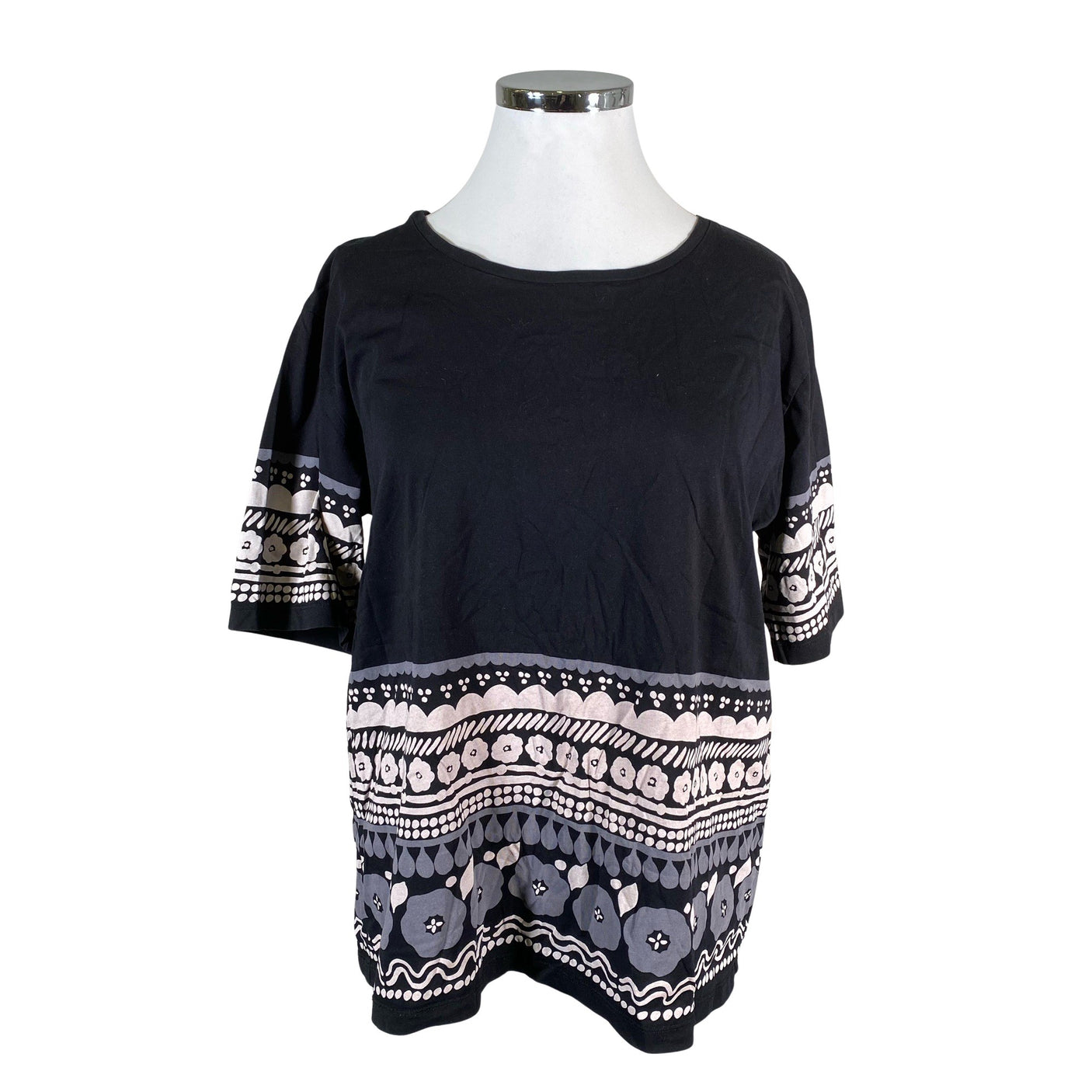 Unisex Marimekko - Tricot tunic, size 44 - Black (1)