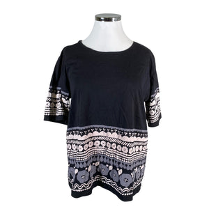 Unisex Marimekko - Tricot tunic, size 44 - Black (1)