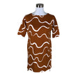 Unisex NOSH - Tricot tunic, size 34 - Brown ()