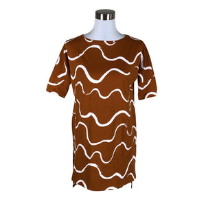 Unisex NOSH - Tricot tunic, size 34 - Brown (1)