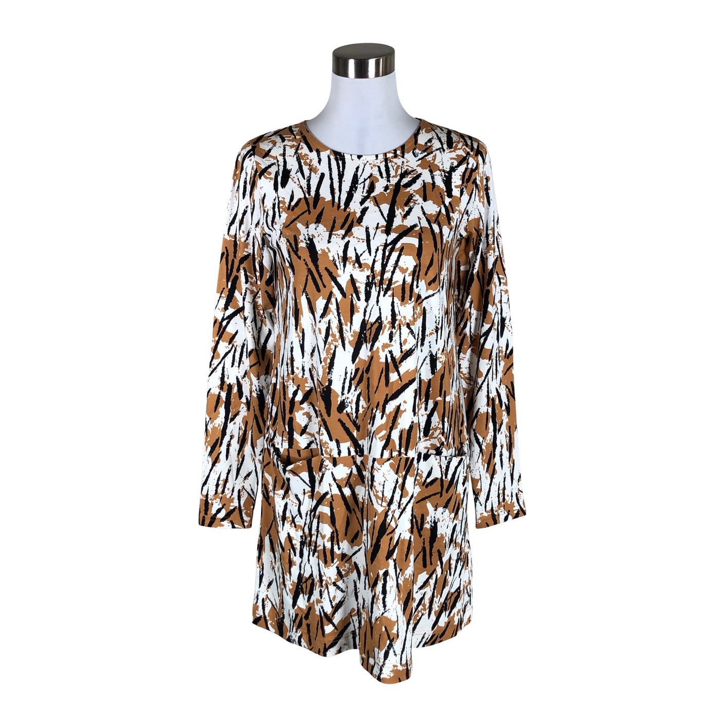 Unisex NOSH - Tricot tunic, size 36 - Brown (1)