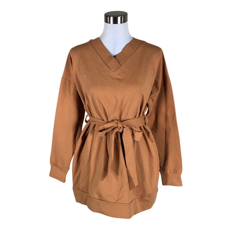 Unisex NOSH - Sweatshirt tunic, size 40 - Brown ()