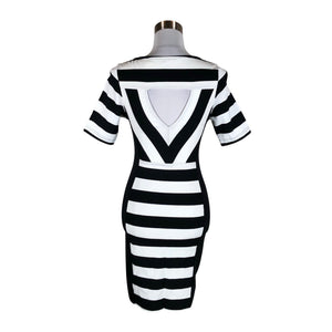 Unisex NOSH - Tricot dress, size 34 - Black (2)