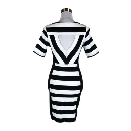Unisex NOSH - Tricot dress, size 34 - Black (2)