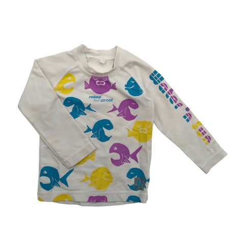 Unisex Reima - Swim shirt, size 68 - 74 - White ()