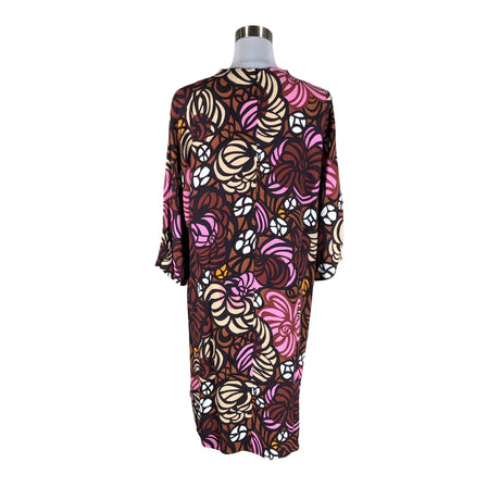 Unisex Marimekko - Schiffon dress, size 38 - Wine red (2)