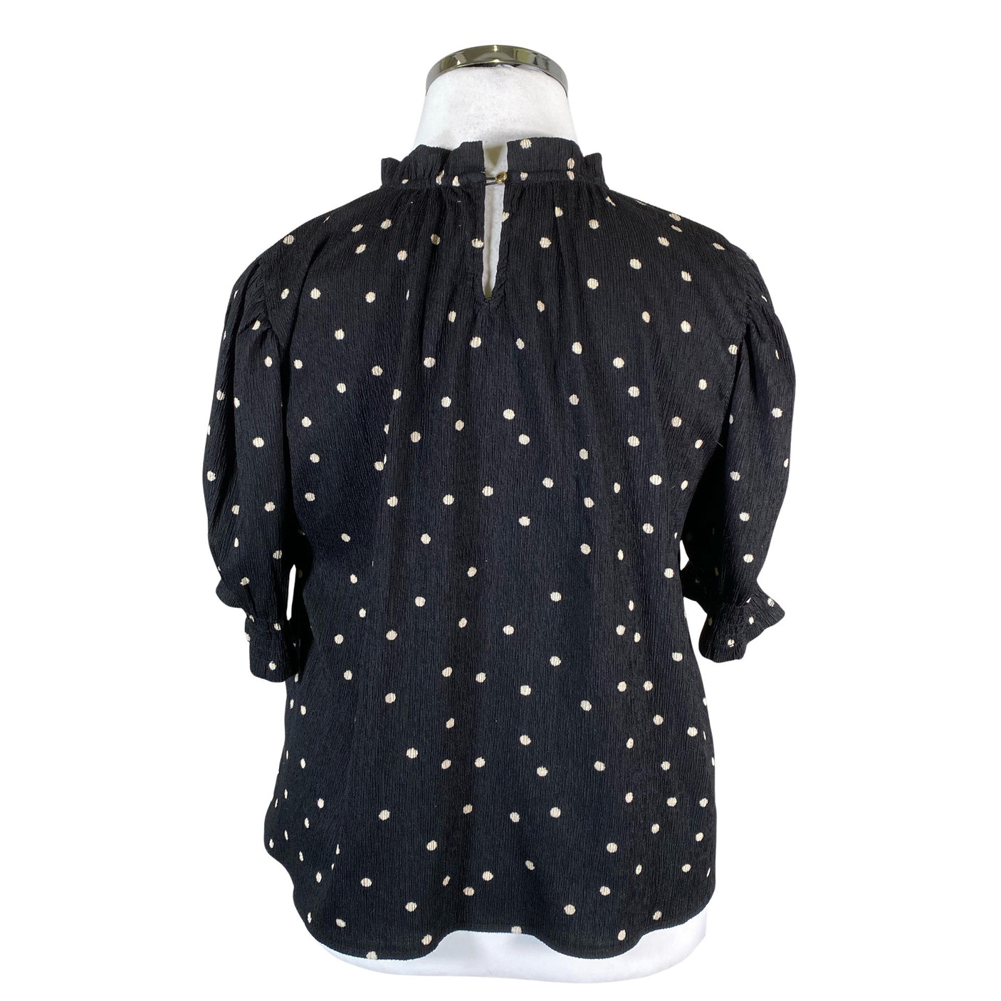 Unisex Holly & Whyte by Lindex - Short-sleeved blouse, size 44 - Black (2)