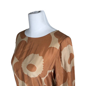 Unisex Marimekko - Schiffon dress, size 38 - Beige (3)