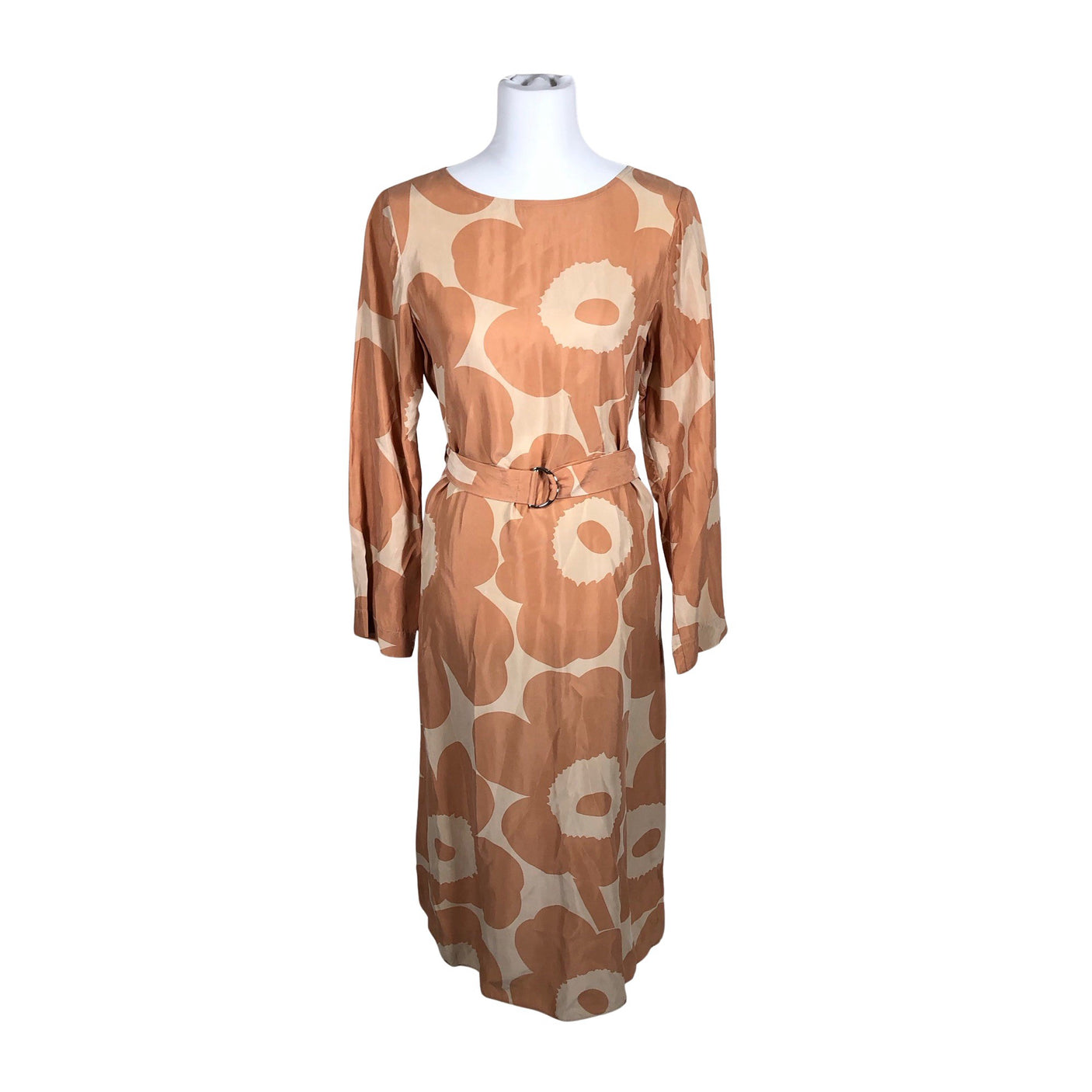 Unisex Marimekko - Schiffon dress, size 38 - Beige (1)