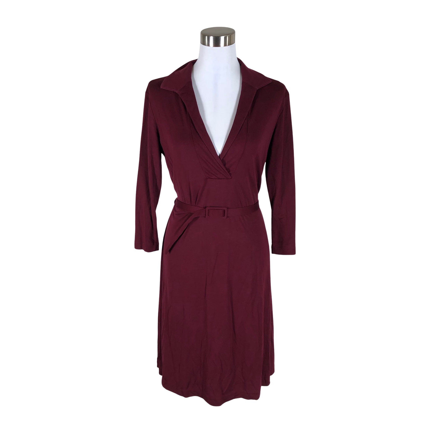 Unisex Massimo Dutti - Tricot dress, size 38 - Wine red (1)