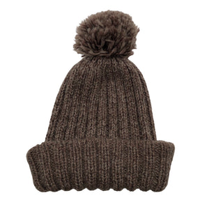 Unisex Handmade - Winter beanie, size 56 - 58 cm - Brown (1)