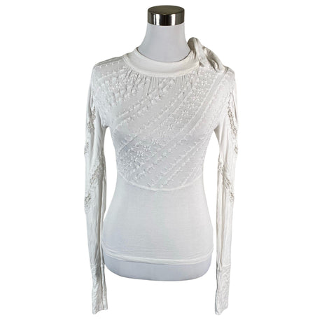 Unisex Free People - Tricot shirt, size 36 - Natural white ()