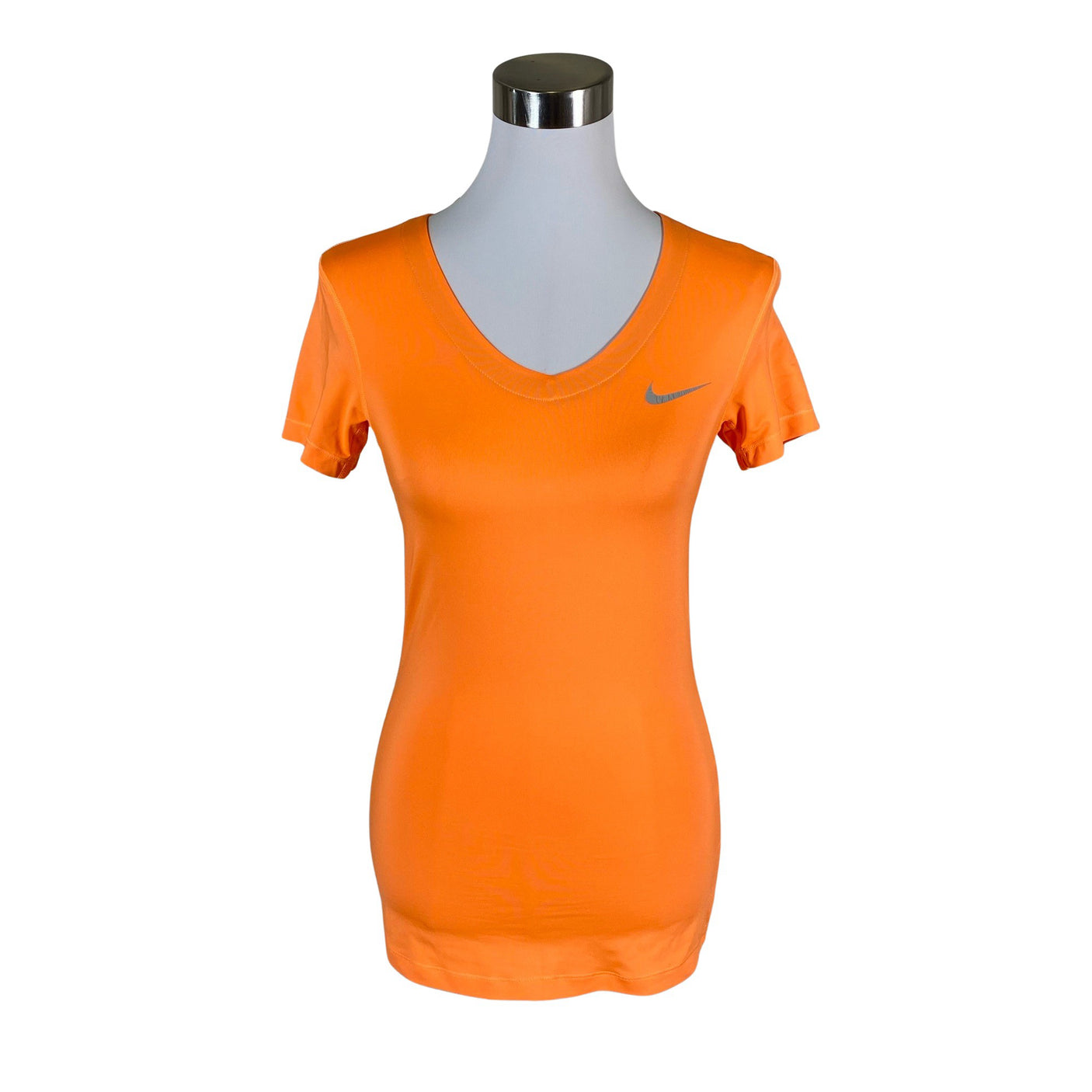 Unisex Nike - Sports shirt, short sleeve, size 36 - Orange (1)