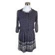 Unisex Massimo Dutti - Schiffon dress, size 36 - Blue ()